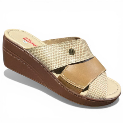 Romulo Sandalia  Vainilla - Miel Mujer Ref 7107 